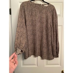 Leopard blouse